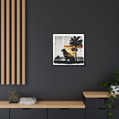 Colorful Book Art Canvas