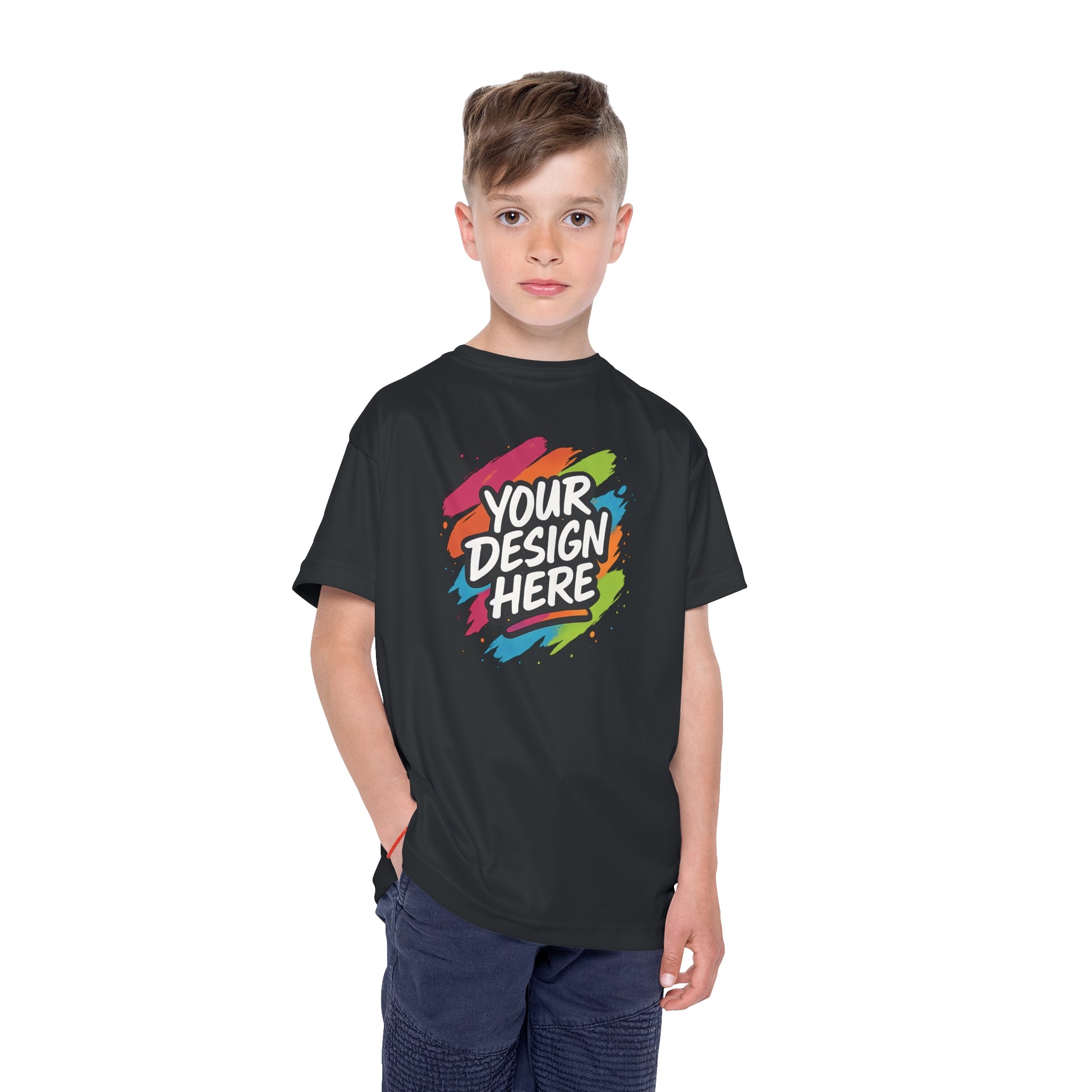 Custom Kid’s Sports Jersey — back view