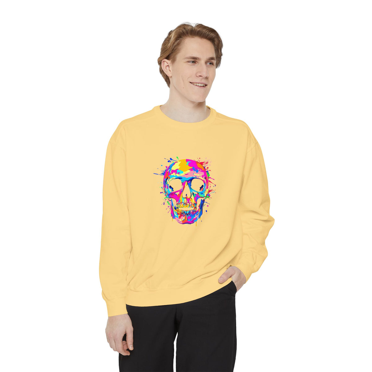 Pop Art Portrait – DYO Crewneck Sweatshirt — view 14