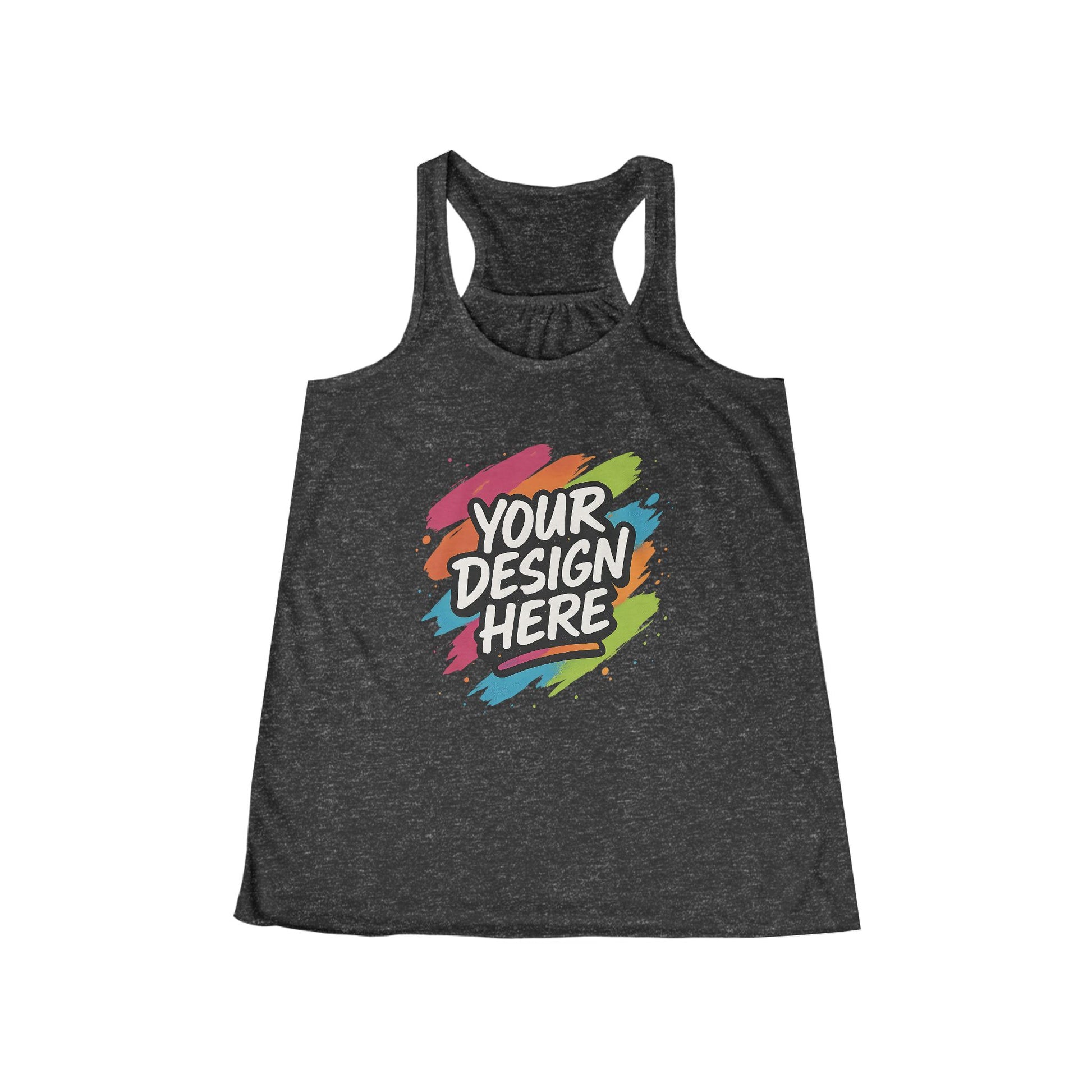 Custom Women's Racerback Tank — detail view