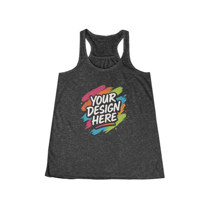 Custom Women's Racerback Tank — detail view
