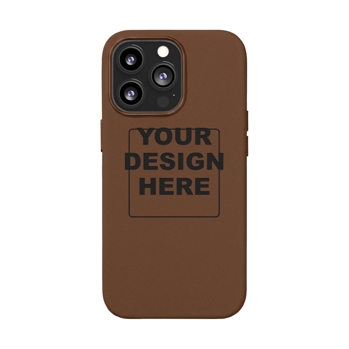 Custom Engraved Leather Phone Case — view 28