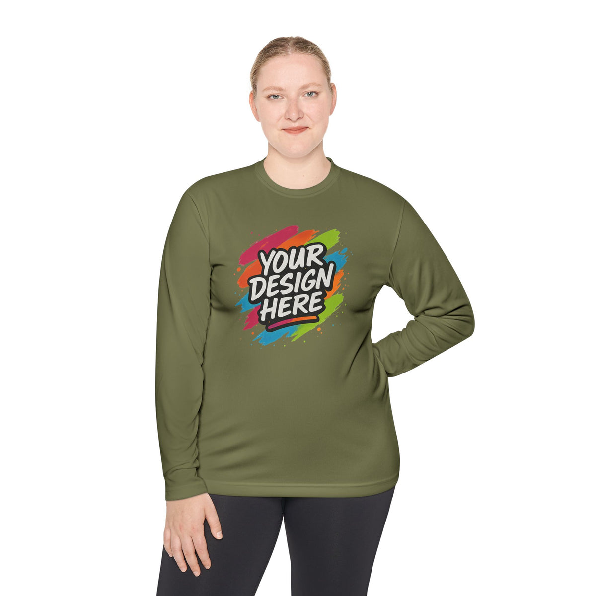 Custom Moisture-Wicking Long Sleeve Tee — view 47