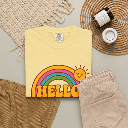 'Hello Sunshine' Cotton T-Shirt — view 13