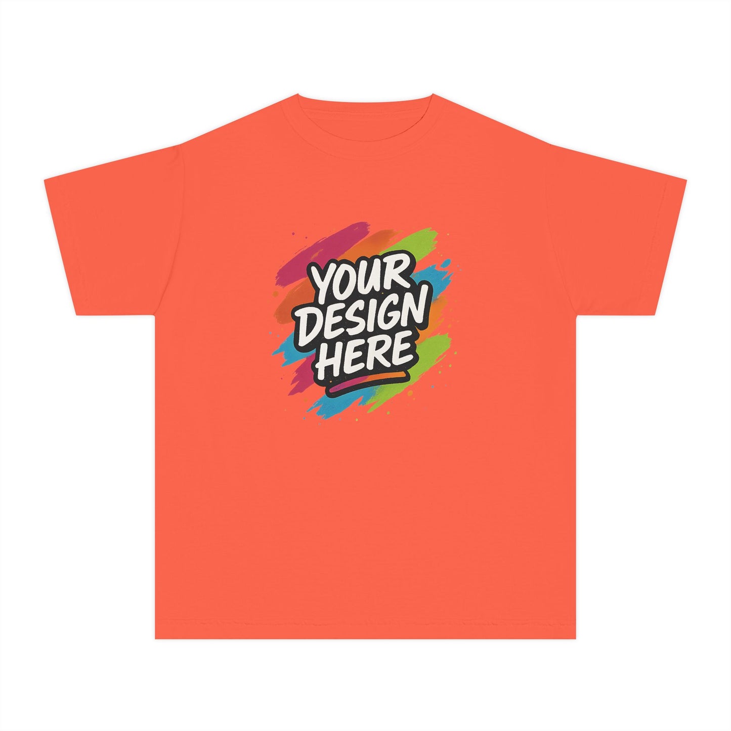 Custom Comfort Colors® Youth Cotton Tee — view 5