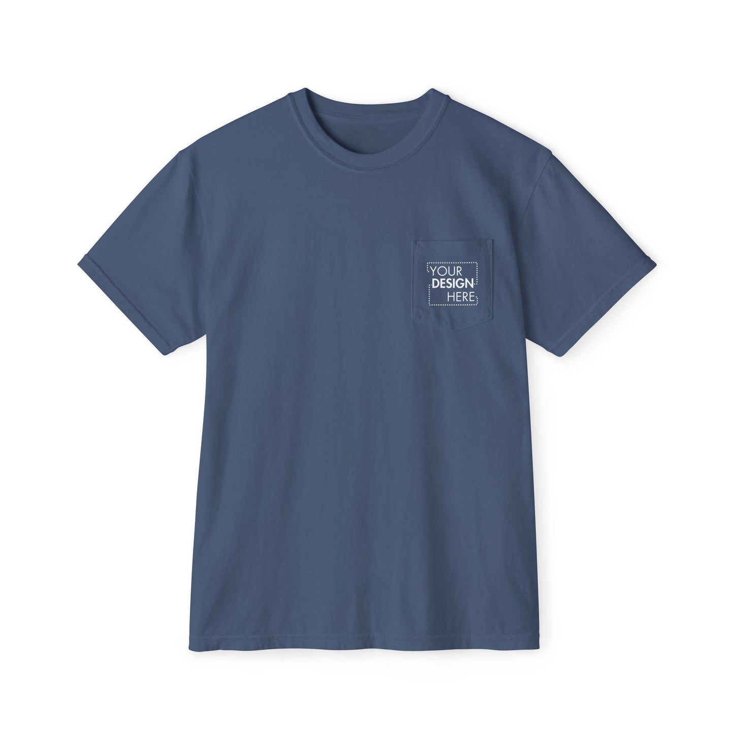 Custom Cotton Pocket Tee