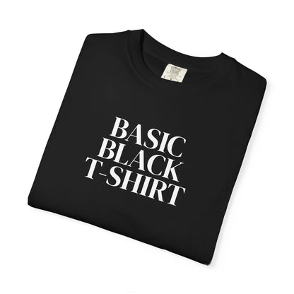 Basic Black Cotton T-Shirt