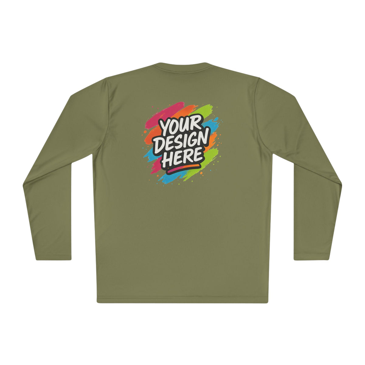Custom Moisture-Wicking Long Sleeve Tee — view 45