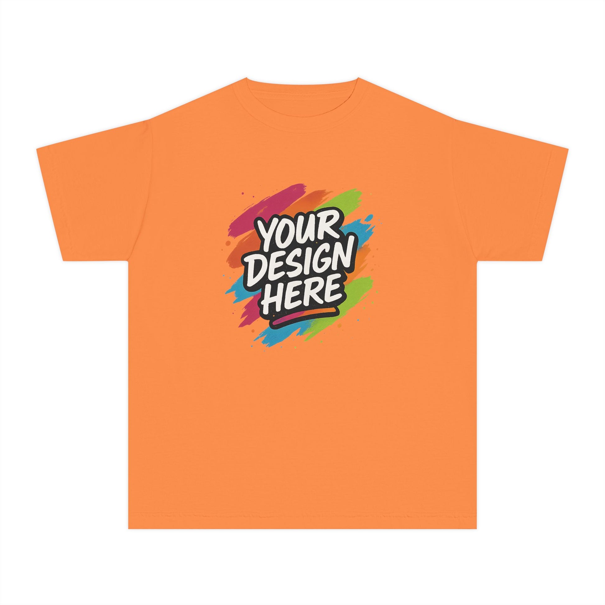 Custom Comfort Colors® Youth Cotton Tee — detail view