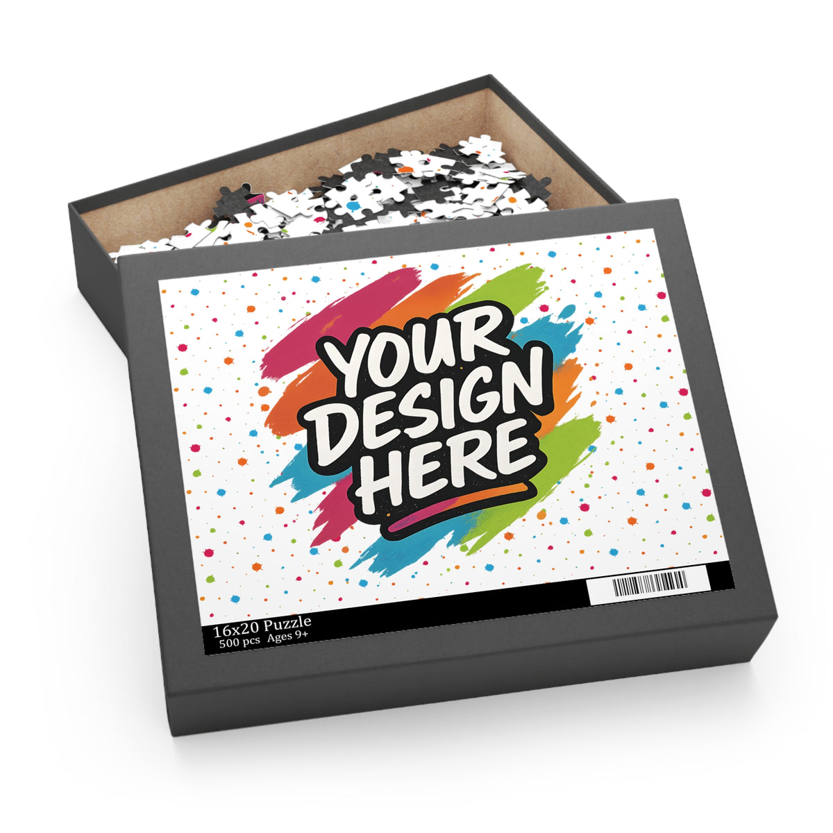 Custom Jigsaw Puzzle — back view