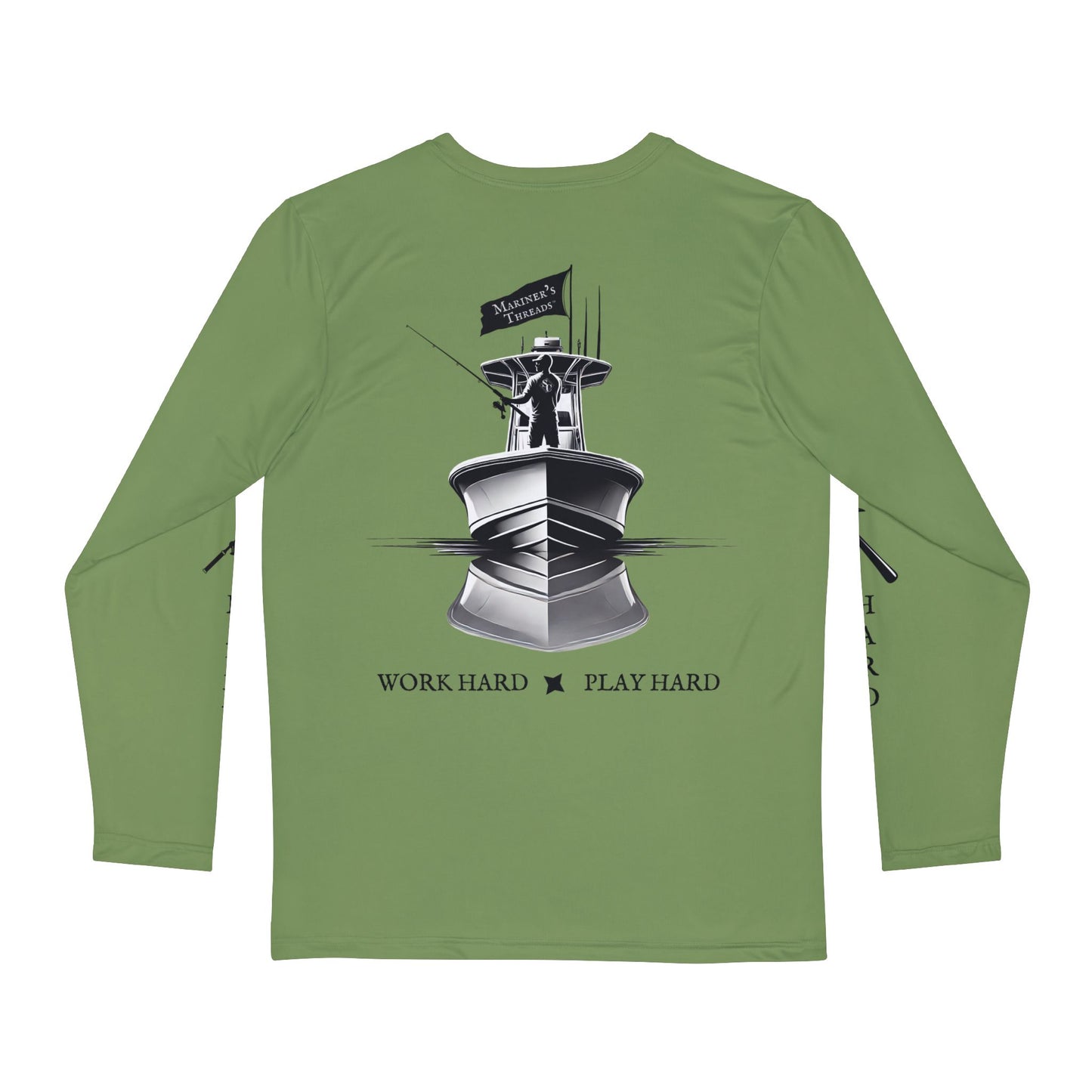 Shevlin Construction X Mariner's Threads Brushed Polyester Long Sleeve Tee