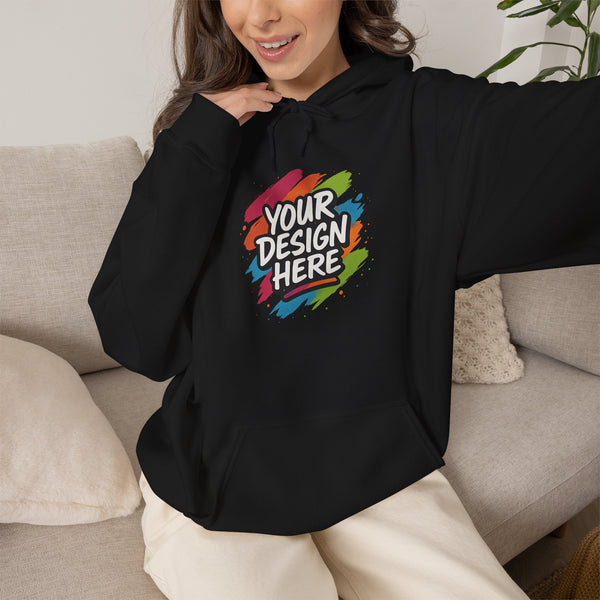 Custom Hoodie — back view