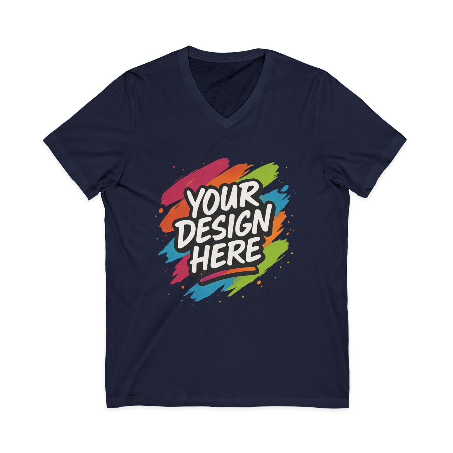 Custom V-Neck Tee