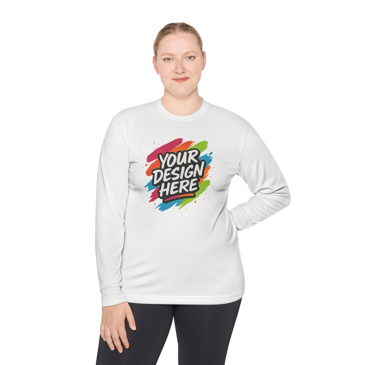Custom Moisture-Wicking Long Sleeve Tee — view 20