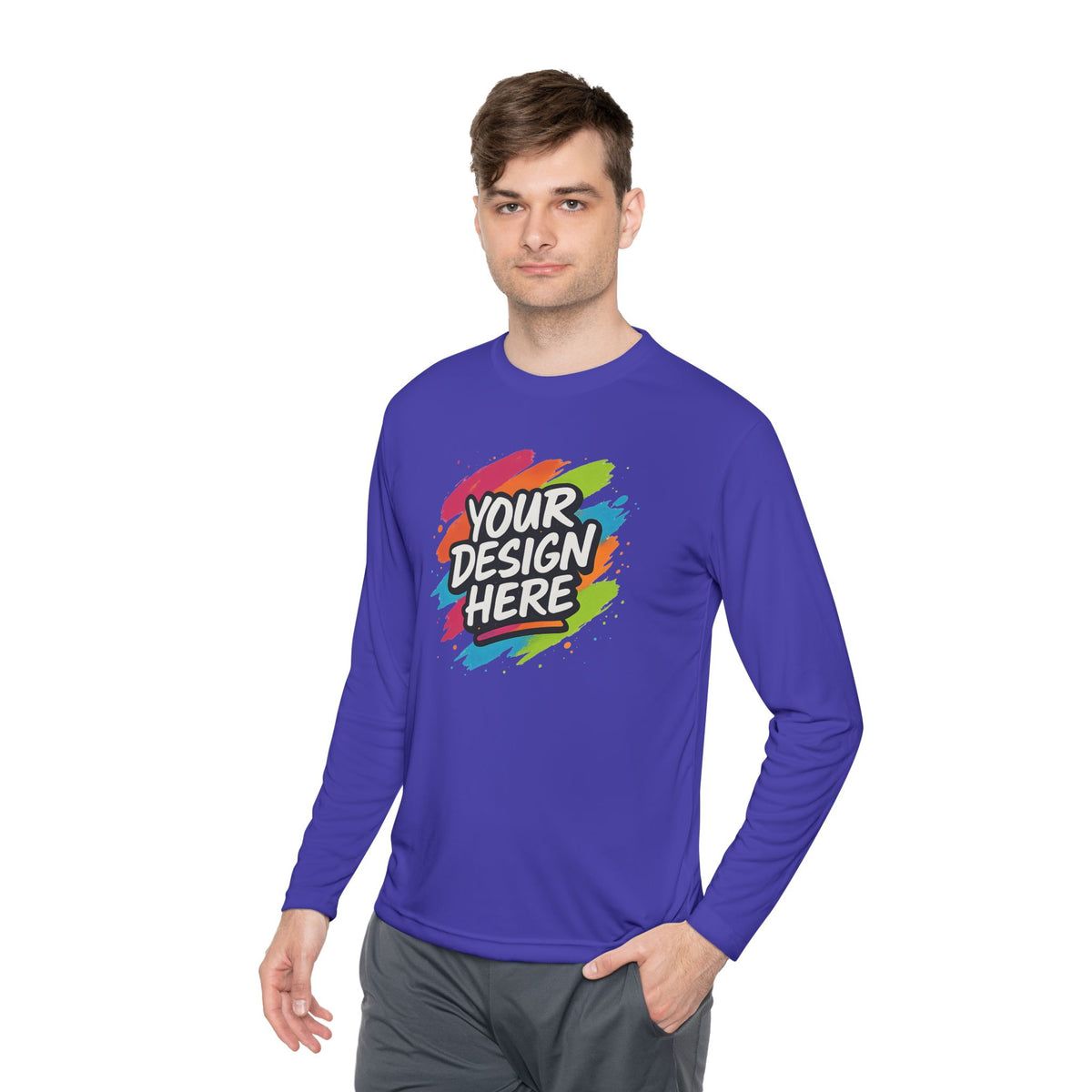 Custom Moisture-Wicking Long Sleeve Tee — view 58