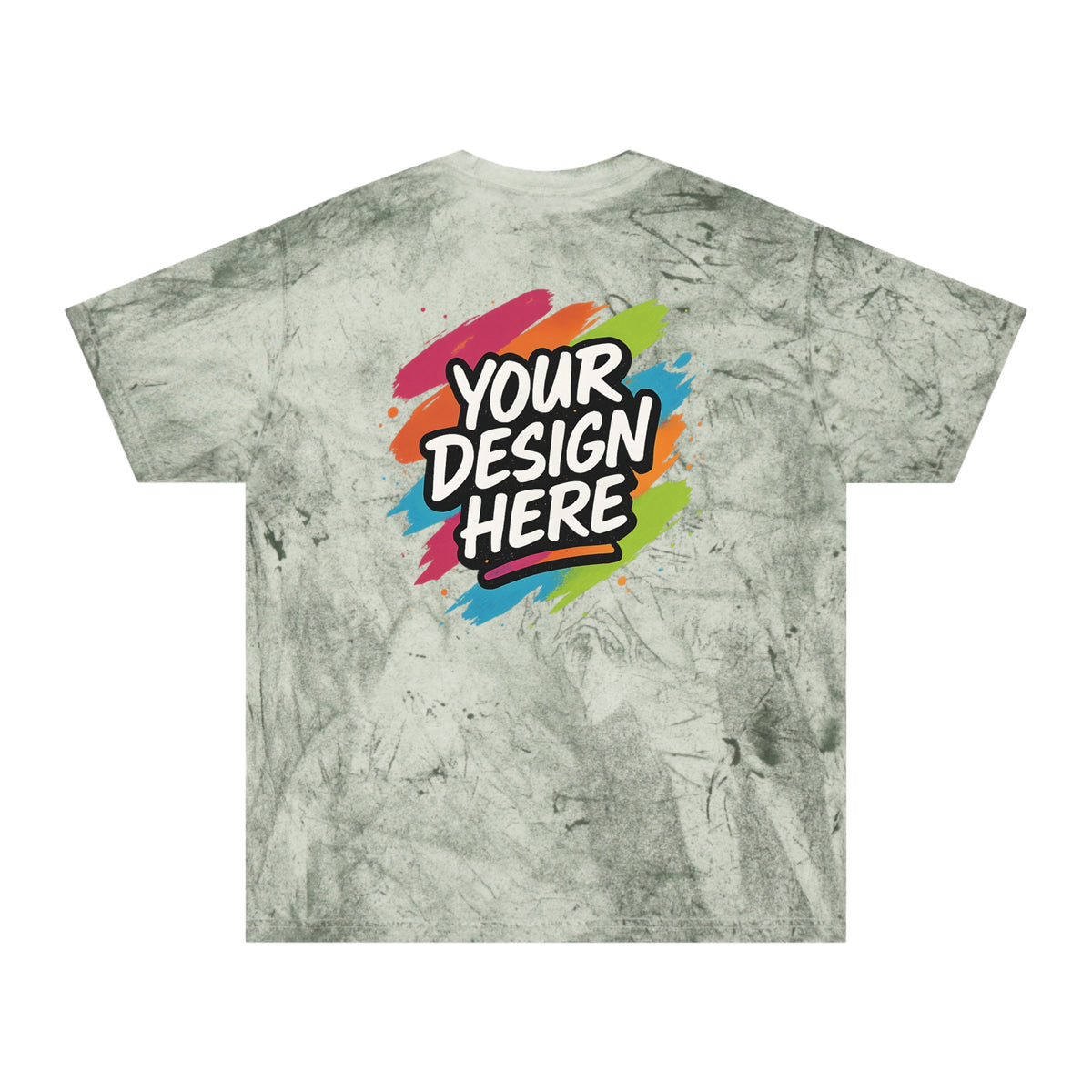 Custom Comfort Colors® Color Blast Cotton Tee — detail view