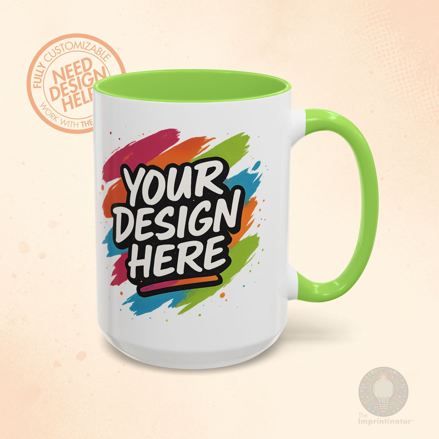 Custom Colorful Ceramic Mug – 11oz & 15oz