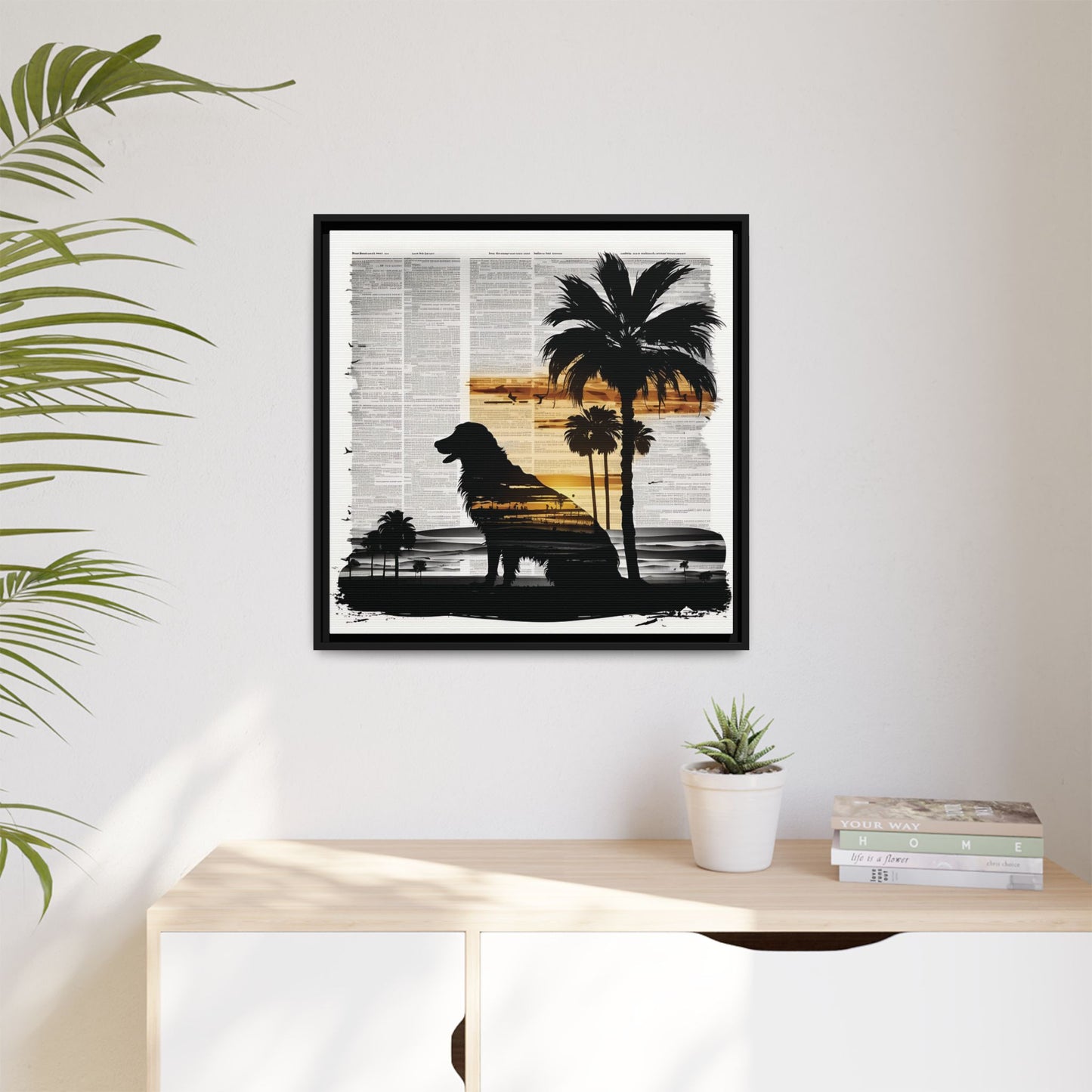 Colorful Book Art Canvas