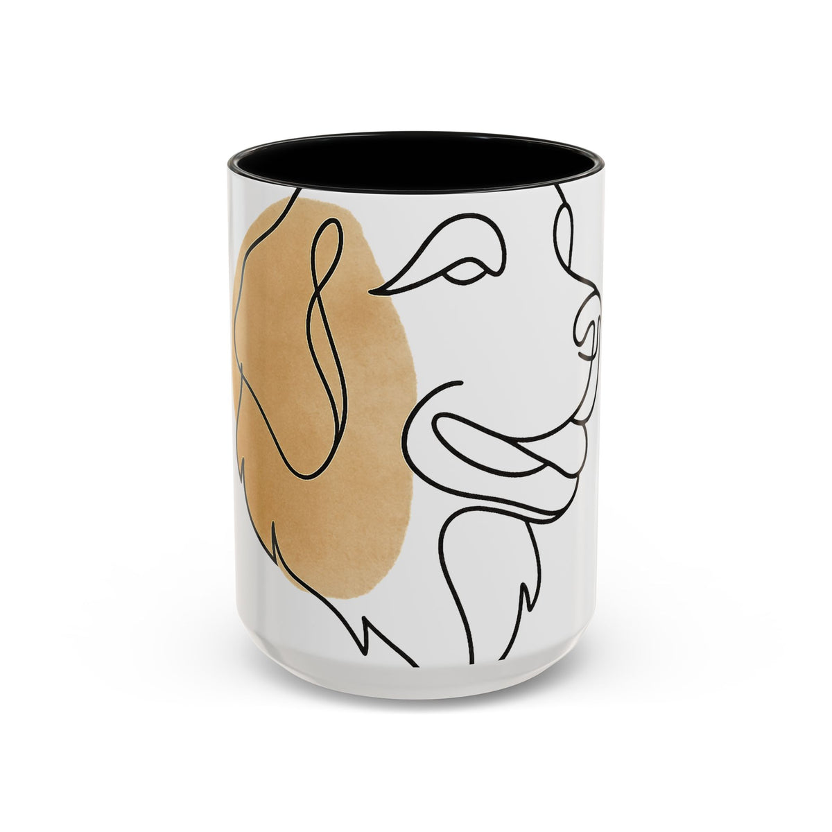 One-Line Pet Portrait – DYO Accent Mug — view 8