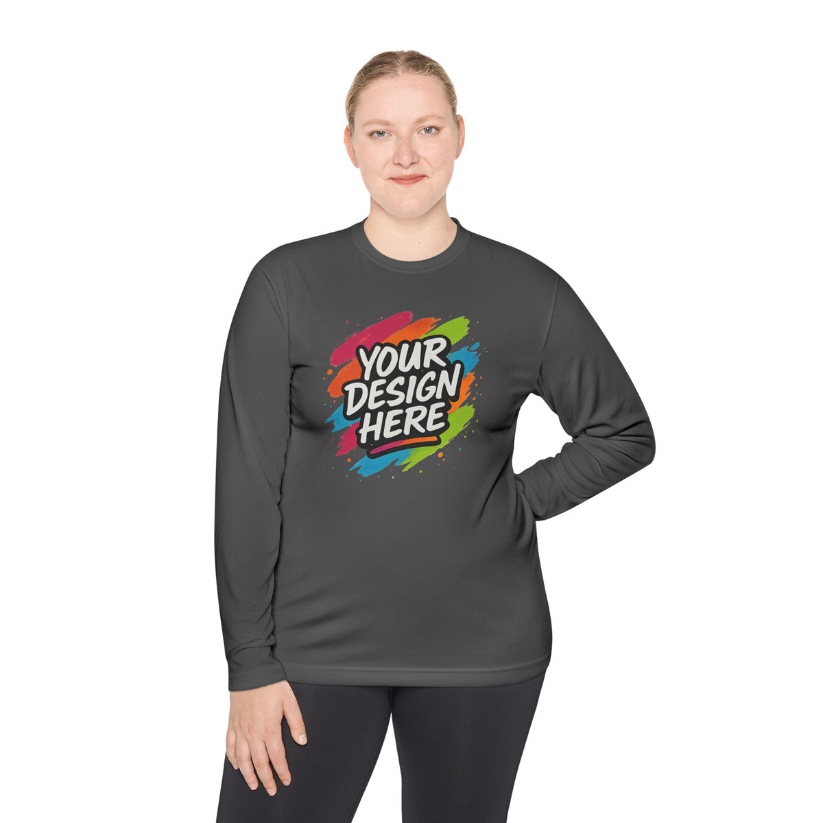 Custom Moisture-Wicking Long Sleeve Tee — view 29
