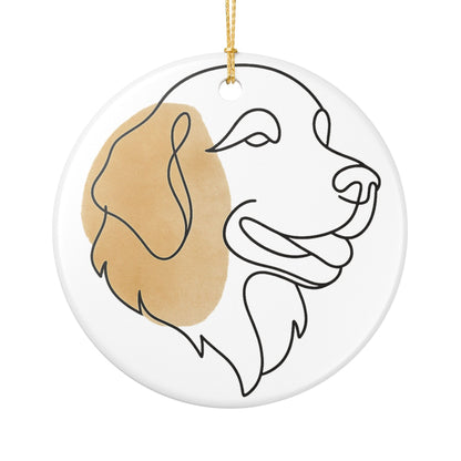 One-Line Pet Portrait – DYO Ceramic Ornament