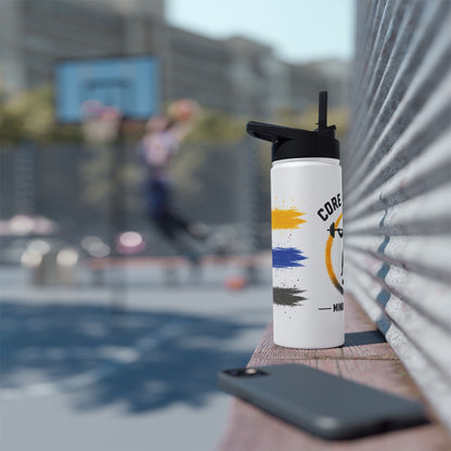 Core Fitness | Water Bottle with Handle & Flip-Up Lid