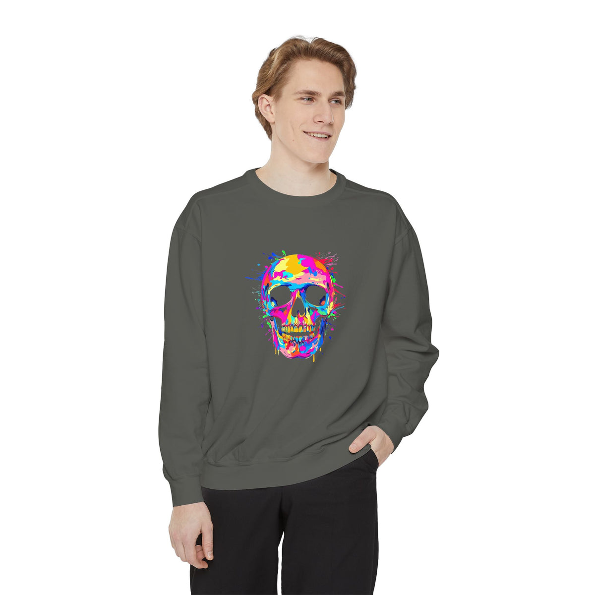 Pop Art Portrait – DYO Crewneck Sweatshirt — view 17