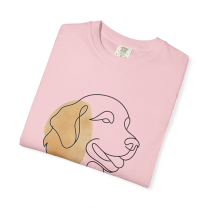 One-Line Pet Portrait – DYO Cotton T-Shirt — view 23