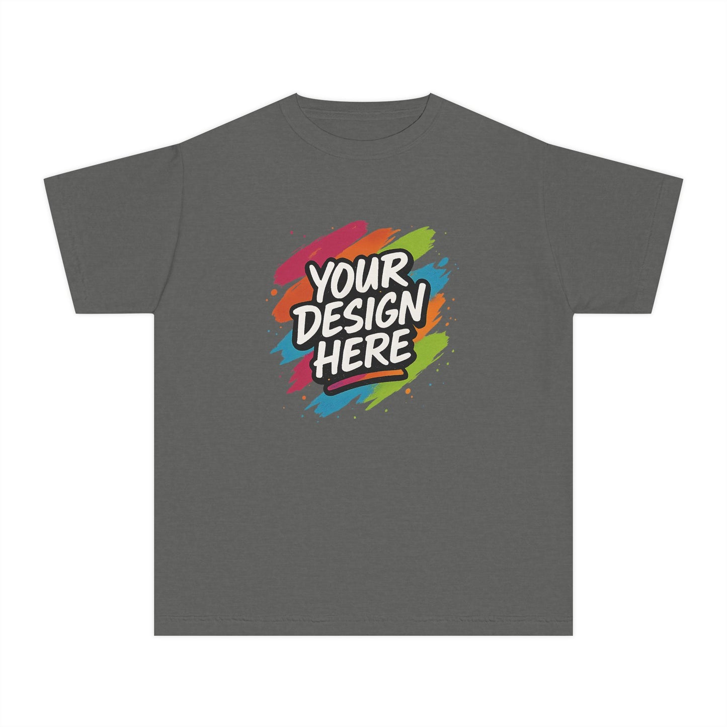 Custom Comfort Colors® Youth Cotton Tee — view 7